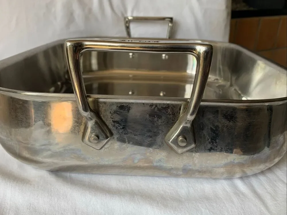 All-Clad Stainless Steel 14” x 12” Roasting Oven Pan with Rack